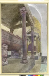 La tomba di Federico II nella cattedrale di Palermo, 23 - 30 aprile 1874